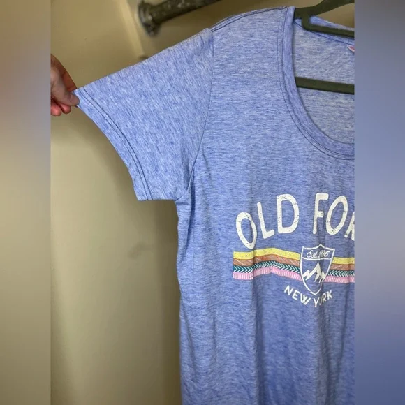 Women’s heathered blue Old Forge Tshirt size XL - Picture 3 of 6